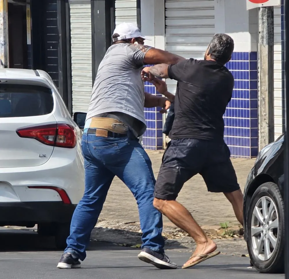 Desentendimento termina em briga e atropelamento no Shopping Park, em Uberlândia