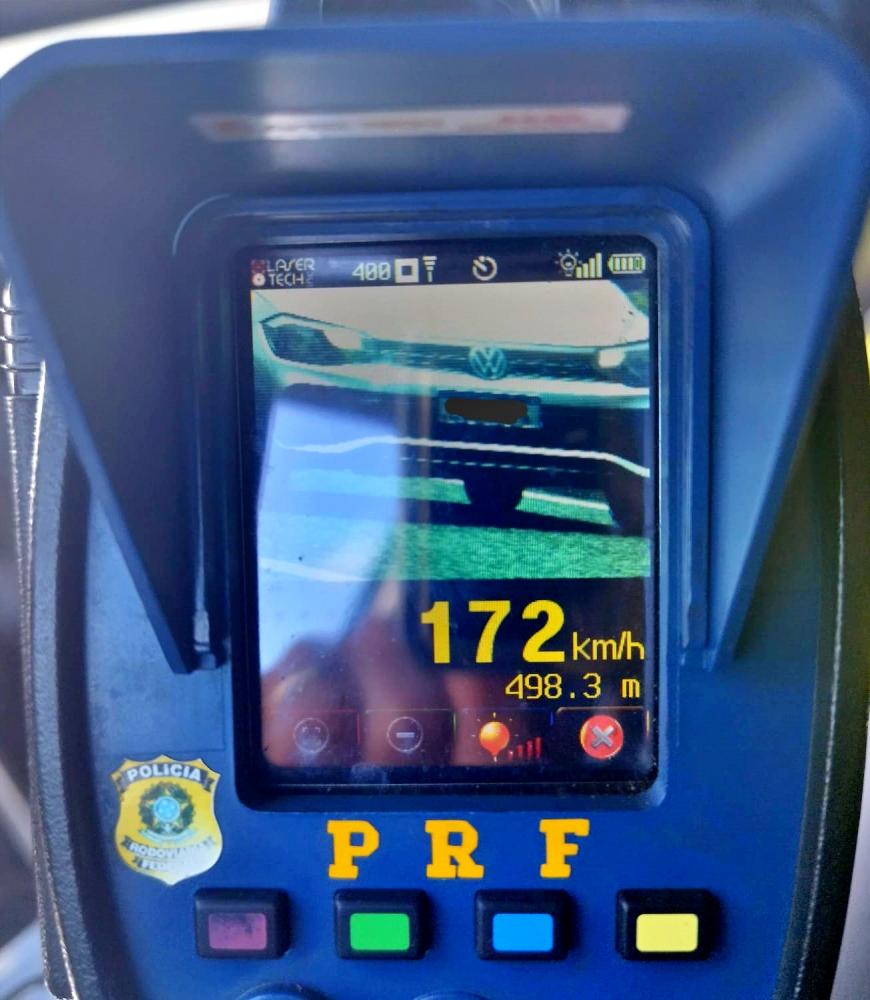 Radar móvel registra veículo em alta velocidade - Foto: Divulgação