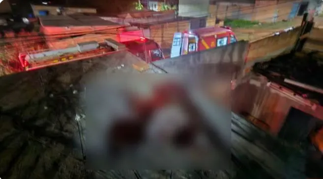 Homem foi baleado e morreu no local — Foto: Divulgação