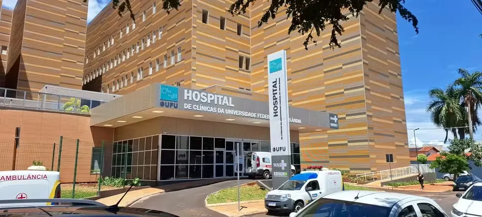 Pronto Socorro Hospital de Clínicas Universidade Federal de Uberlândia — Foto: Guilherme Gonçalves/ g1 Triângulo