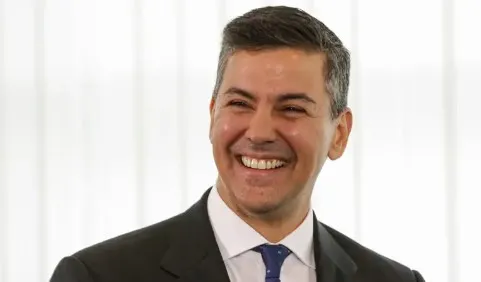 Governo de Santiago Peña, presidente do Paraguai, tem atraído empresas brasileiras - Foto: Marcelo Camargo/Agência Brasil