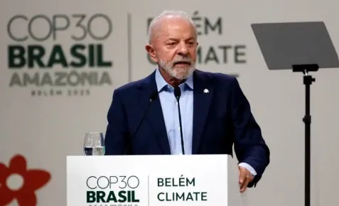 Presidente Lula durante a Cop30 em Belém - Foto: Bruno Peres/Agência Brasil