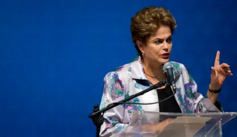 Ex-presidente Dilma Rousseff veio ao Brasil para sabatina de Jorge Messias no Senado - Marcelo Camargo/Agência Brasil