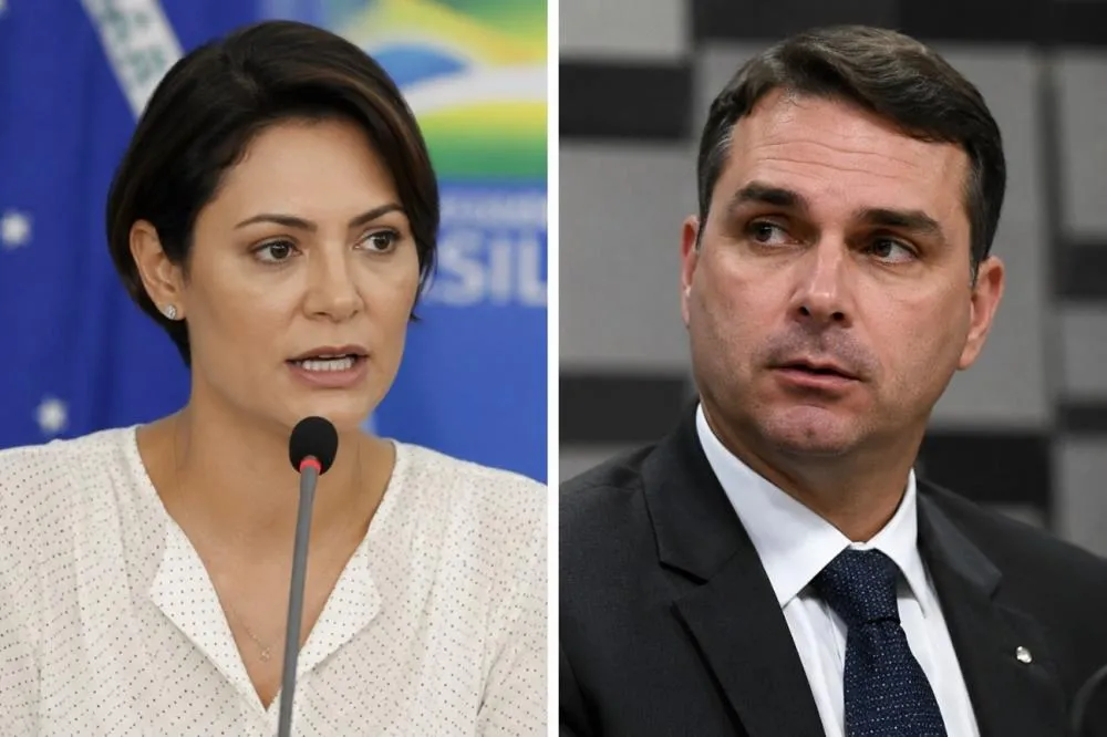 Crise entre Michelle e Flávio Bolsonaro expõe racha familiar e amplia desgaste no PL